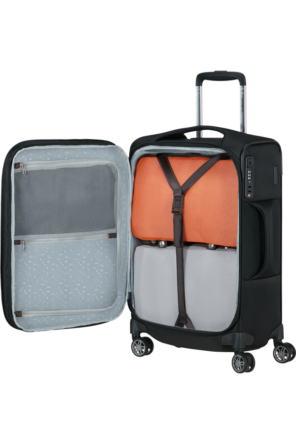 Valise Cabine 4 roues- Re-lite Black 55 x 35cm
