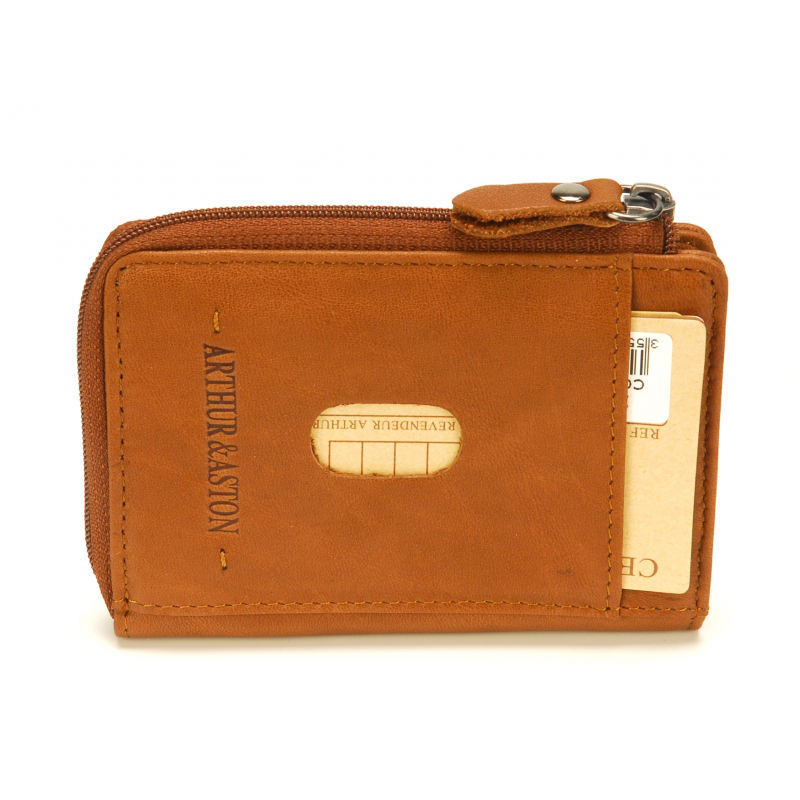 Porte-monnaie / Porte cartes - Johany Cognac 946