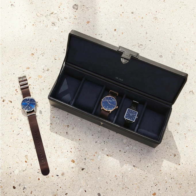 Coffret 5 Montres NOIR - Le Tanneur