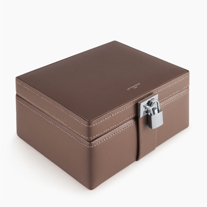 Boite à Bijoux TAUPE - Le Tanneur