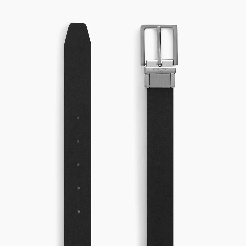 Ceinture homme réversible NOIR/MARRON - Le Tanneur