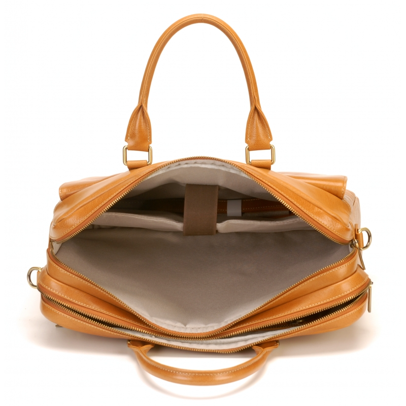 Porte documents double - Ulysse Cognac 03