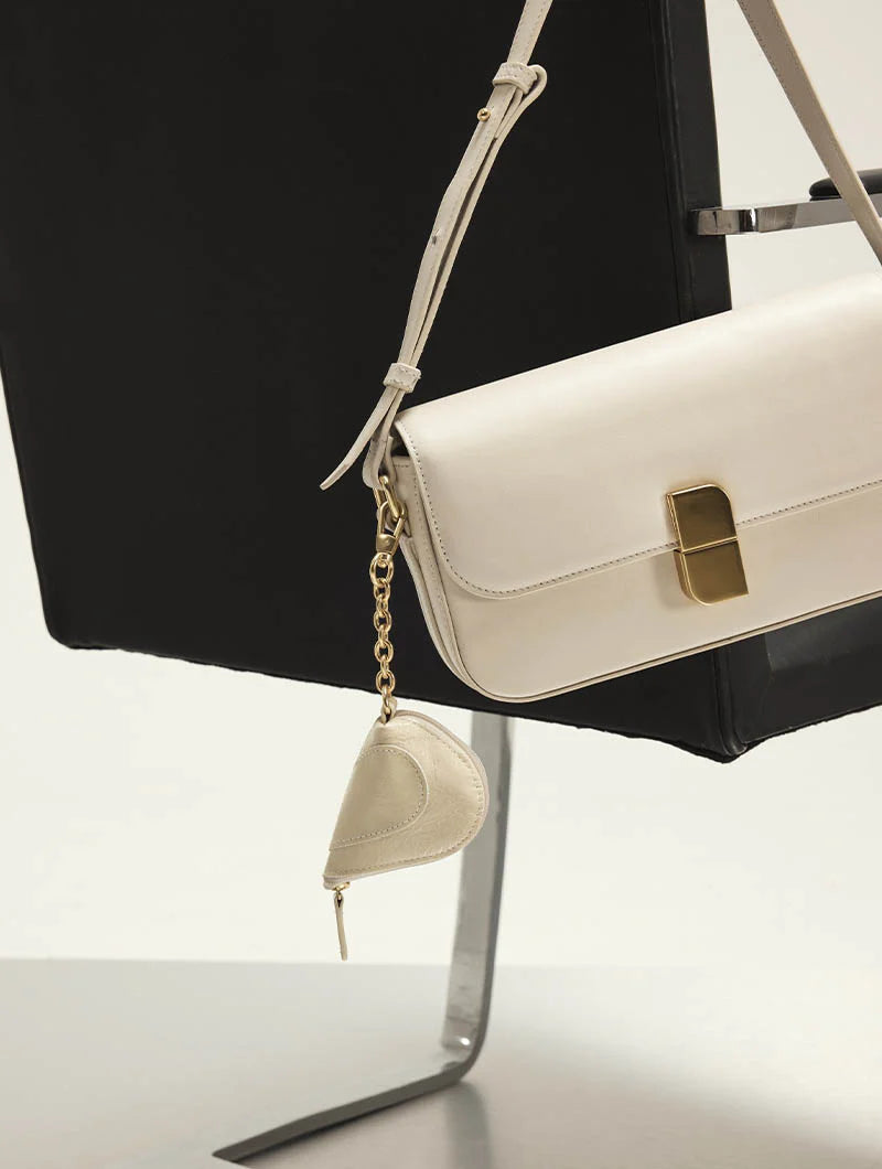 Sac baguette - Alice Small Blanc Argile