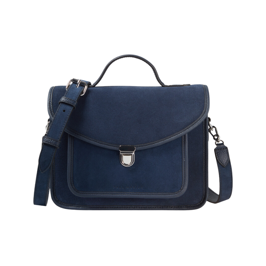 Sac Bandoulière - Mlle George - Bleu Nuit Velours