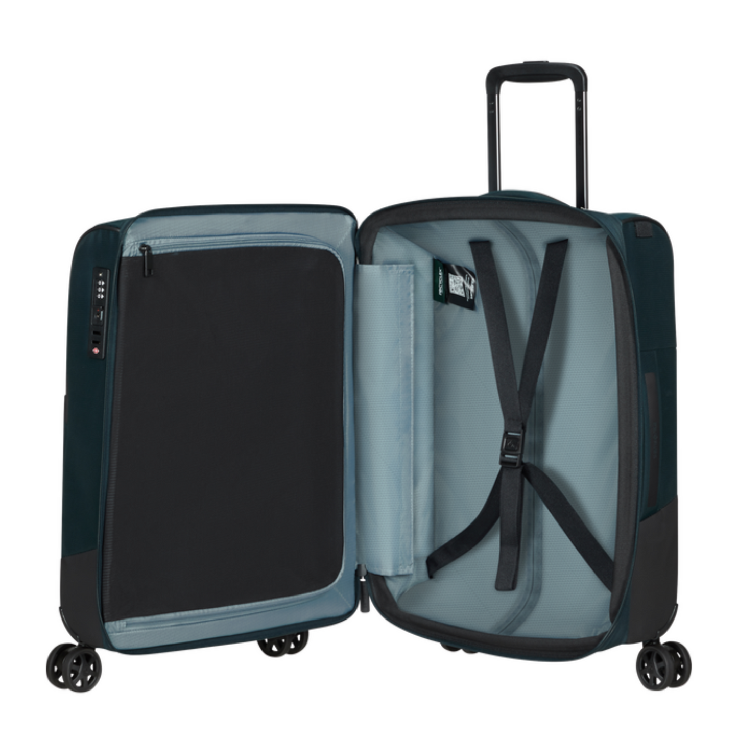 Valise 4 roues - Biz2go 55 cm Bleu profond