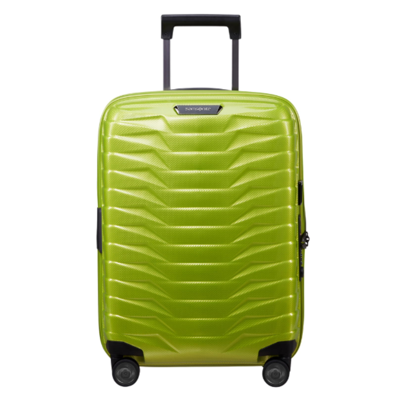 Valise Proxis 4 roues 55cm - Lime - Extensible