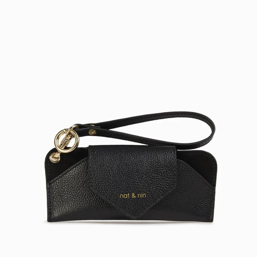 Étui à lunettes - Léo Noir Grainé