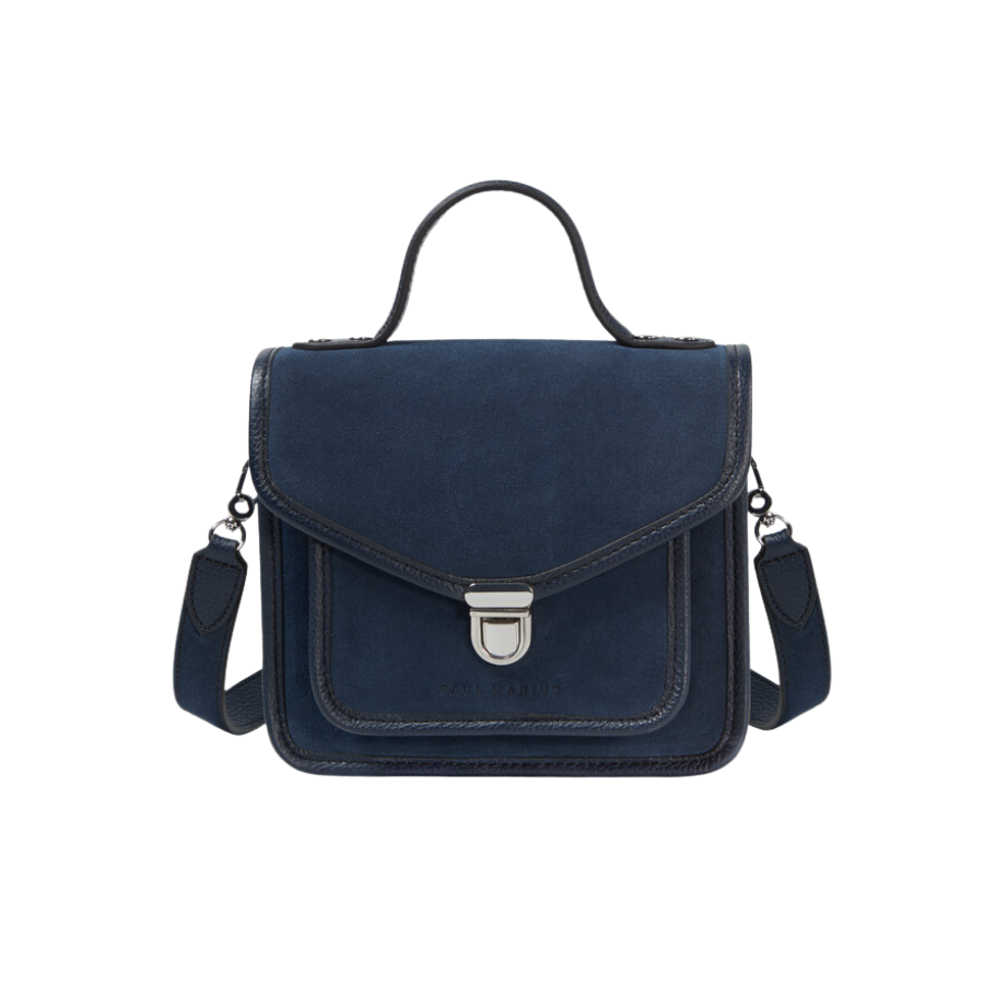 Sac Bandoulière - Mlle George XS - Bleu Nuit Velours