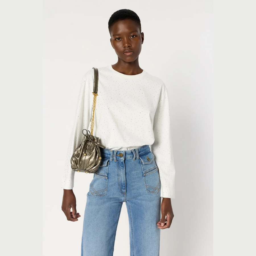 Sac à main  - Le Mini Dany 24H Bubble Métallisé Bronze