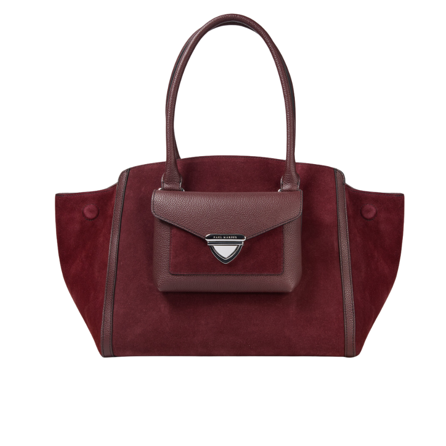 Grand Cabas - LeCaprice - Aubergine Velours