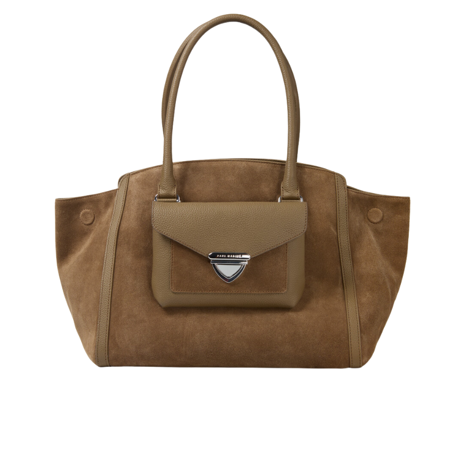 Grand Cabas - LeCaprice - Kaki Velours
