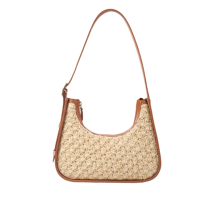 Sac Porté Epaule - Victoire XS - Naturel/Cognac
