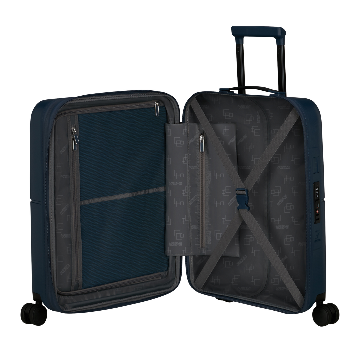 Valise Cabine 4 roues- Dashpop 55cm Midnight Blue