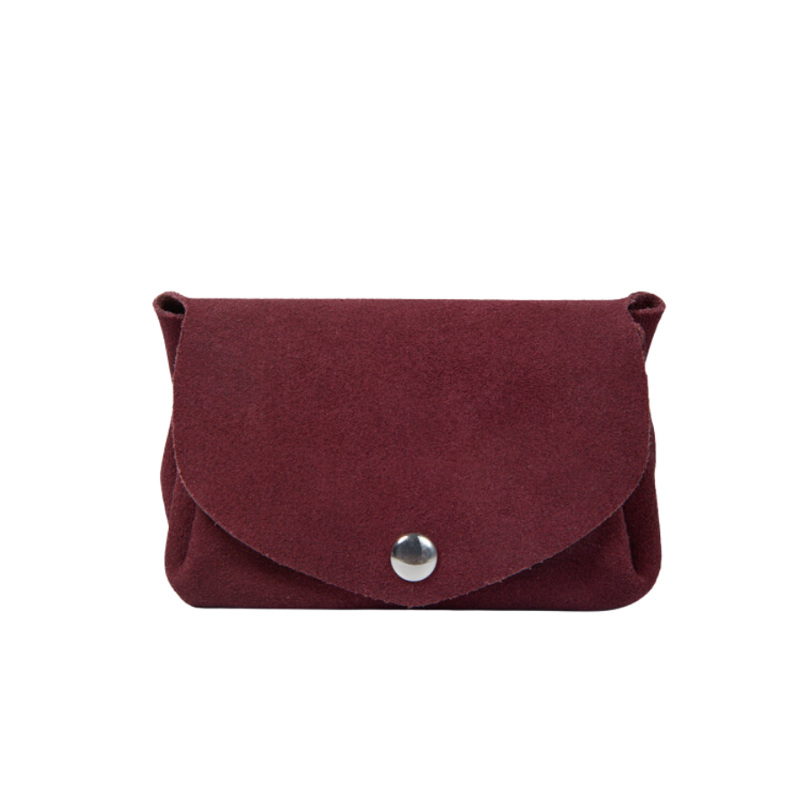 Porte Monnaie - Le Gustave - Aubergine Velours
