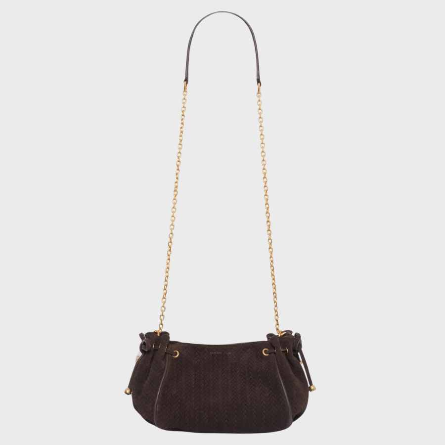 Sac à main  - Mini Dany 24H Velours Cacao