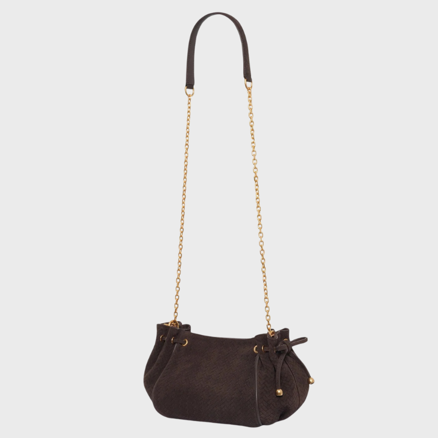 Sac à main  - Mini Dany 24H Velours Cacao