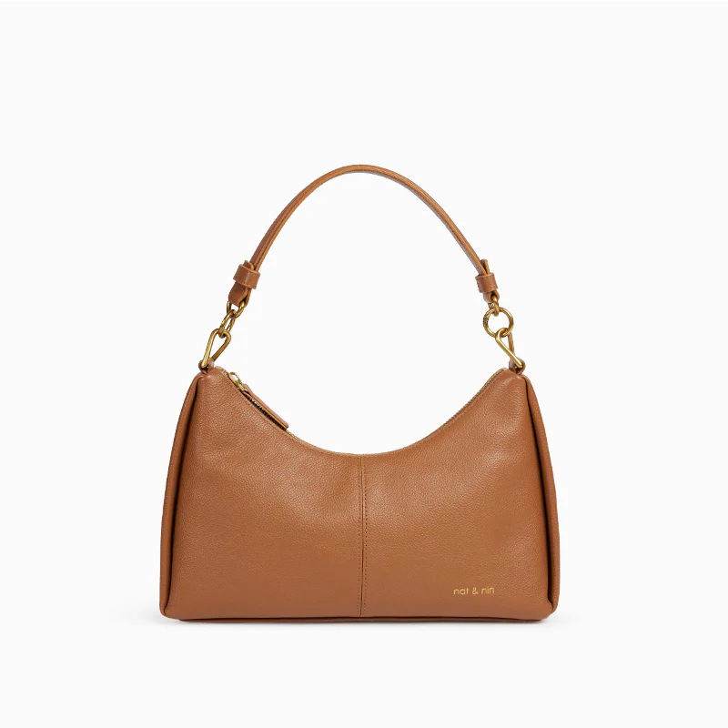 Sac baguette - Rejina Noisette grainé