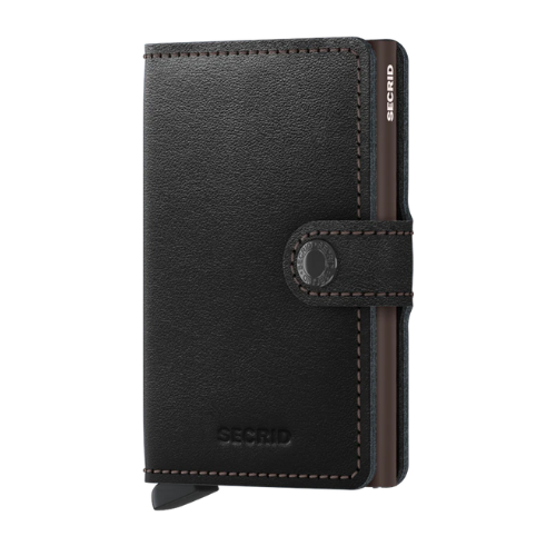 Porte cartes RFID - Miniwallet Original Black Brown