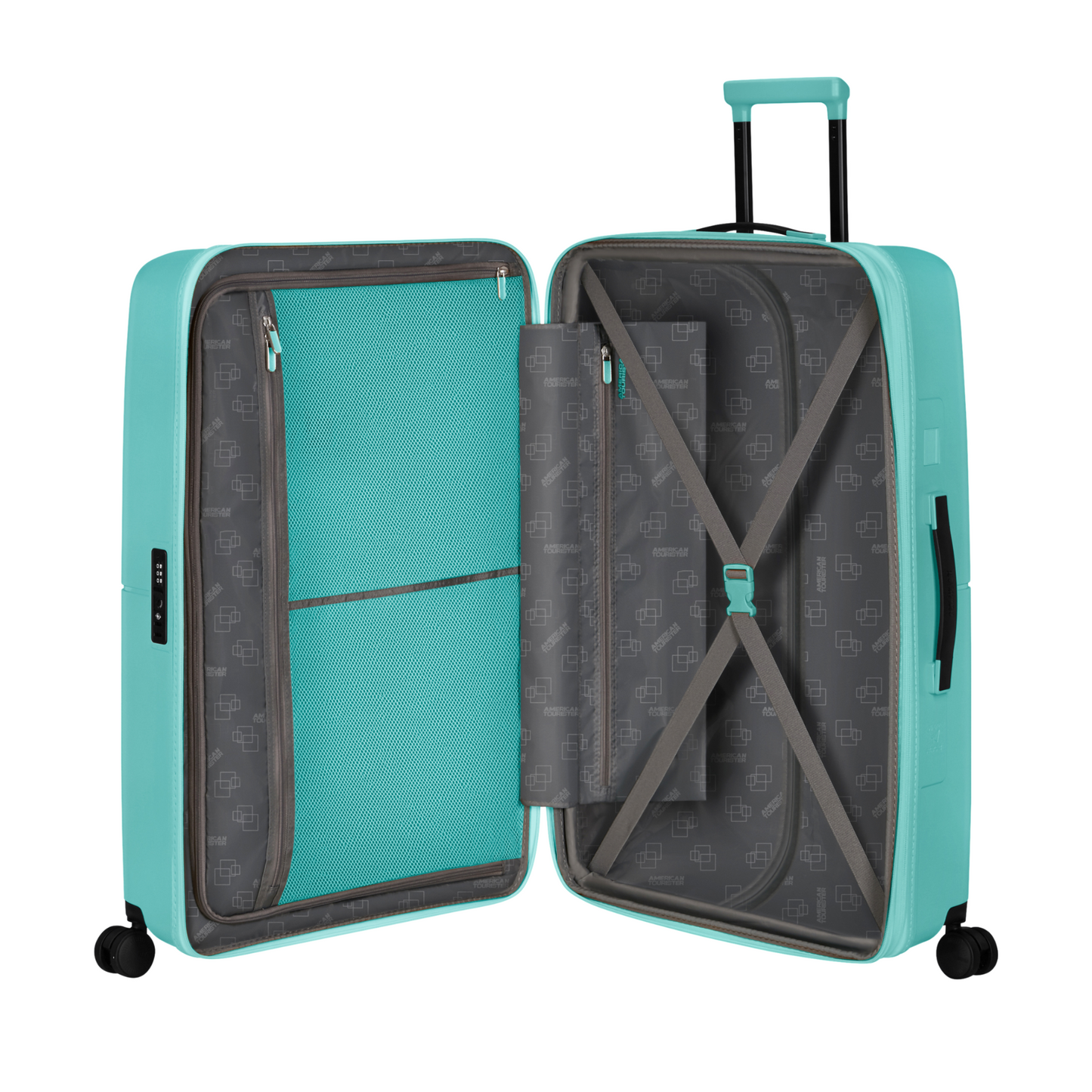 Valise 4 roues- Dashpop 77cm Aqua Sky