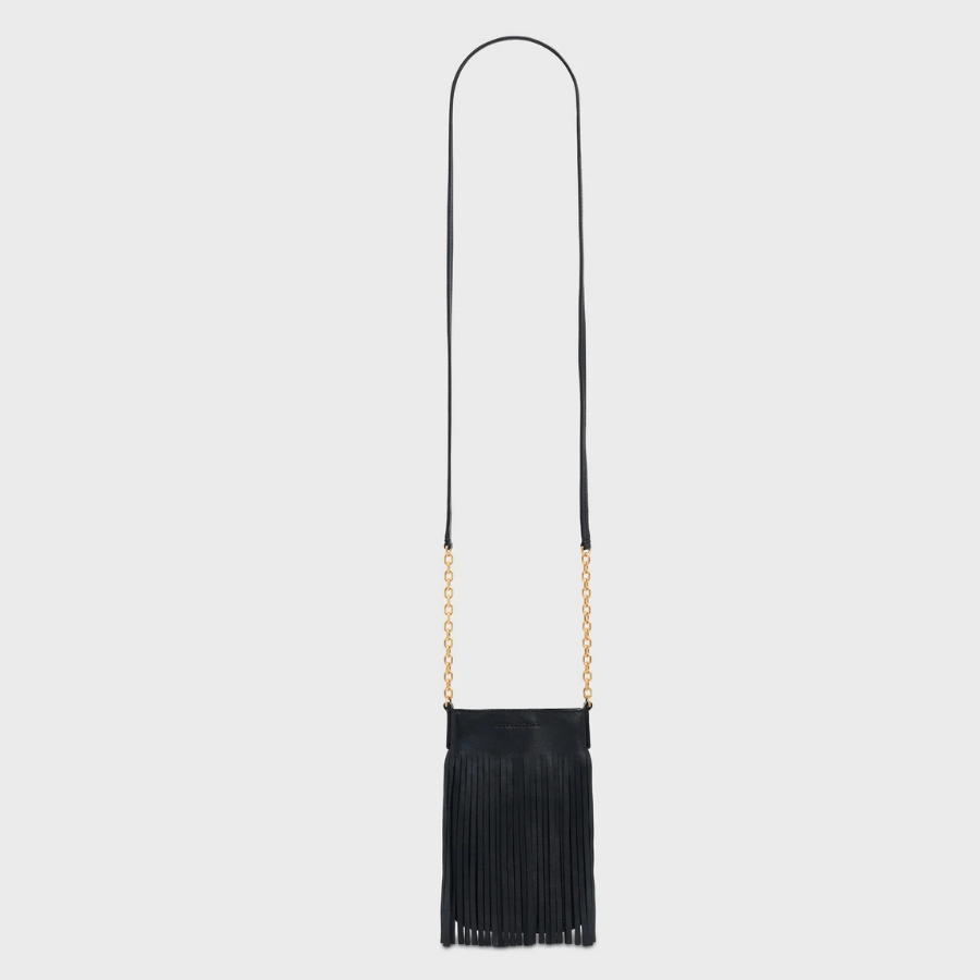 Porte Téléphone - LeCharlotte Phone Frange Noir