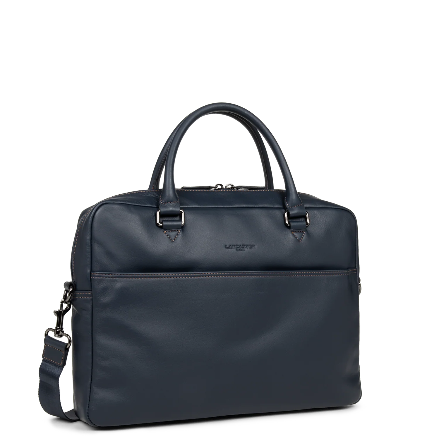 Porte documents - Soft Vintage 31 - Bleu foncé / Camel