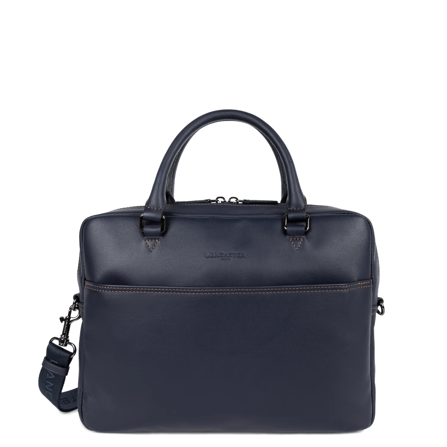 Porte documents - Soft Vintage 32 - Bleu Foncé / Camel