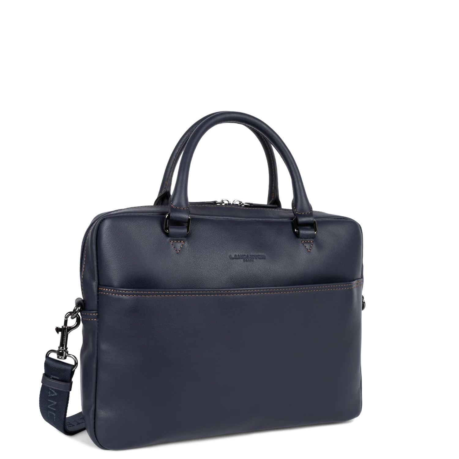 Porte documents - Soft Vintage 32 - Bleu Foncé / Camel