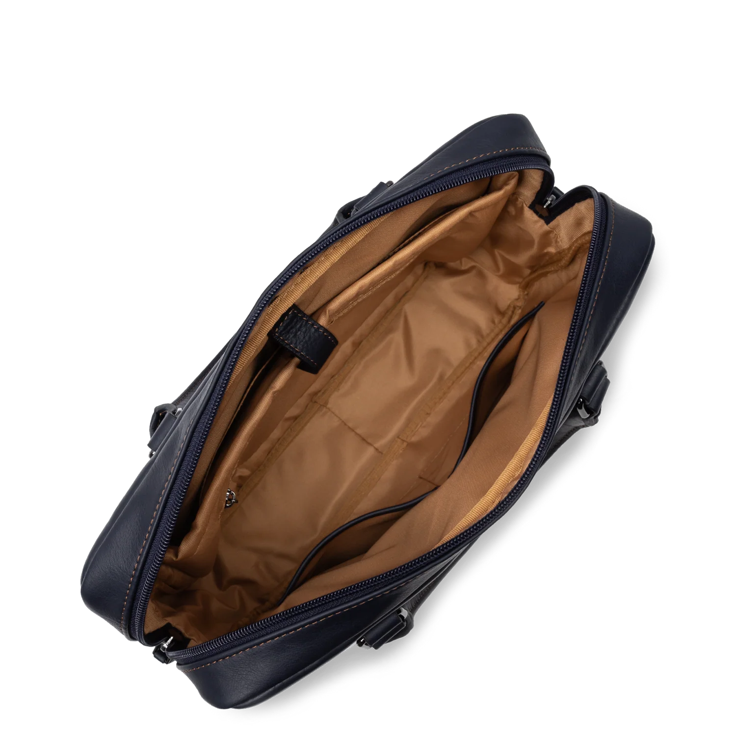 Porte documents - Soft Vintage 32 - Bleu Foncé / Camel