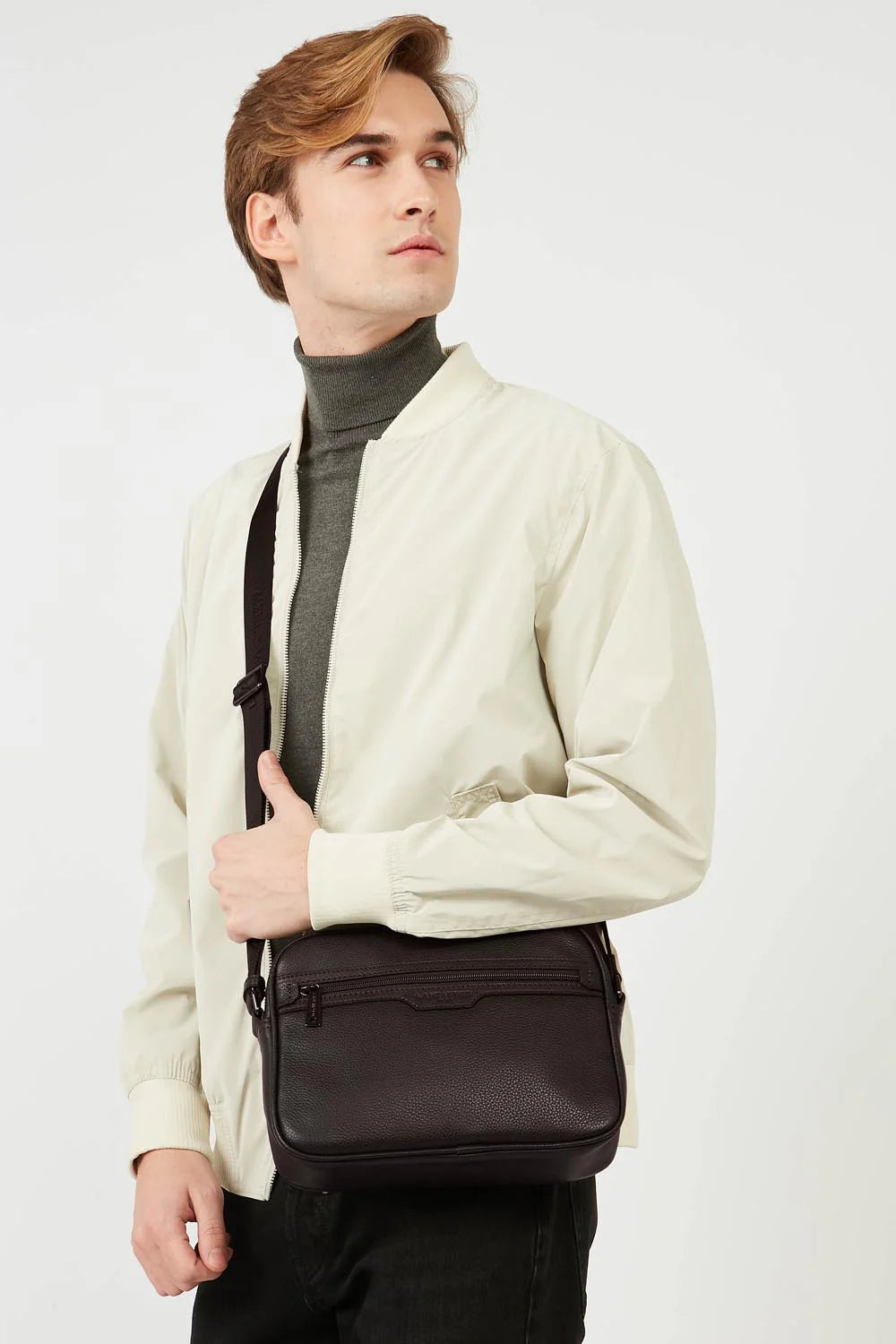 Sac Bandoulière -  Milano Gentlemen 18 - Marron