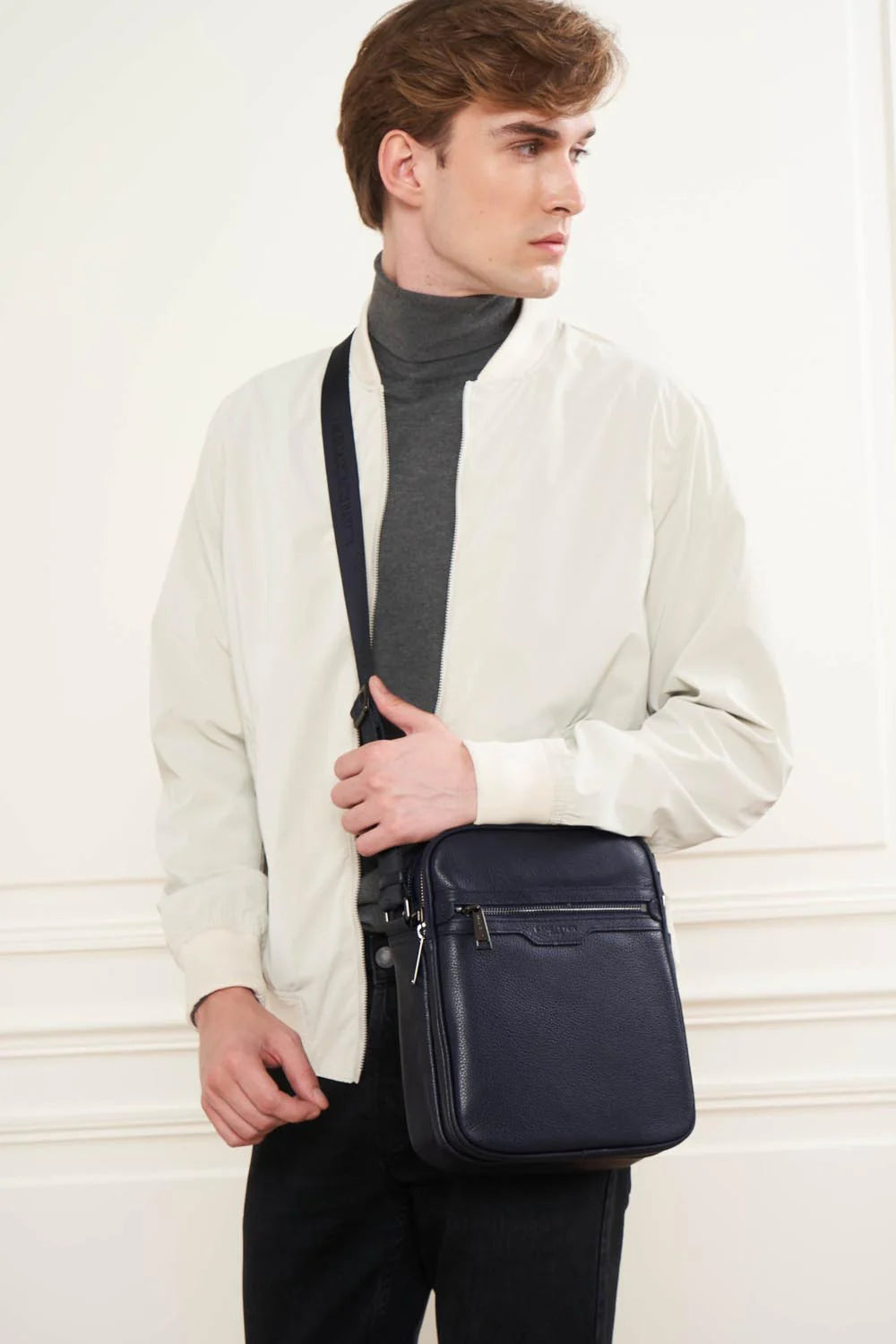 Sac Bandoulière -  Milano Gentlemen 19 - Bleu Foncé