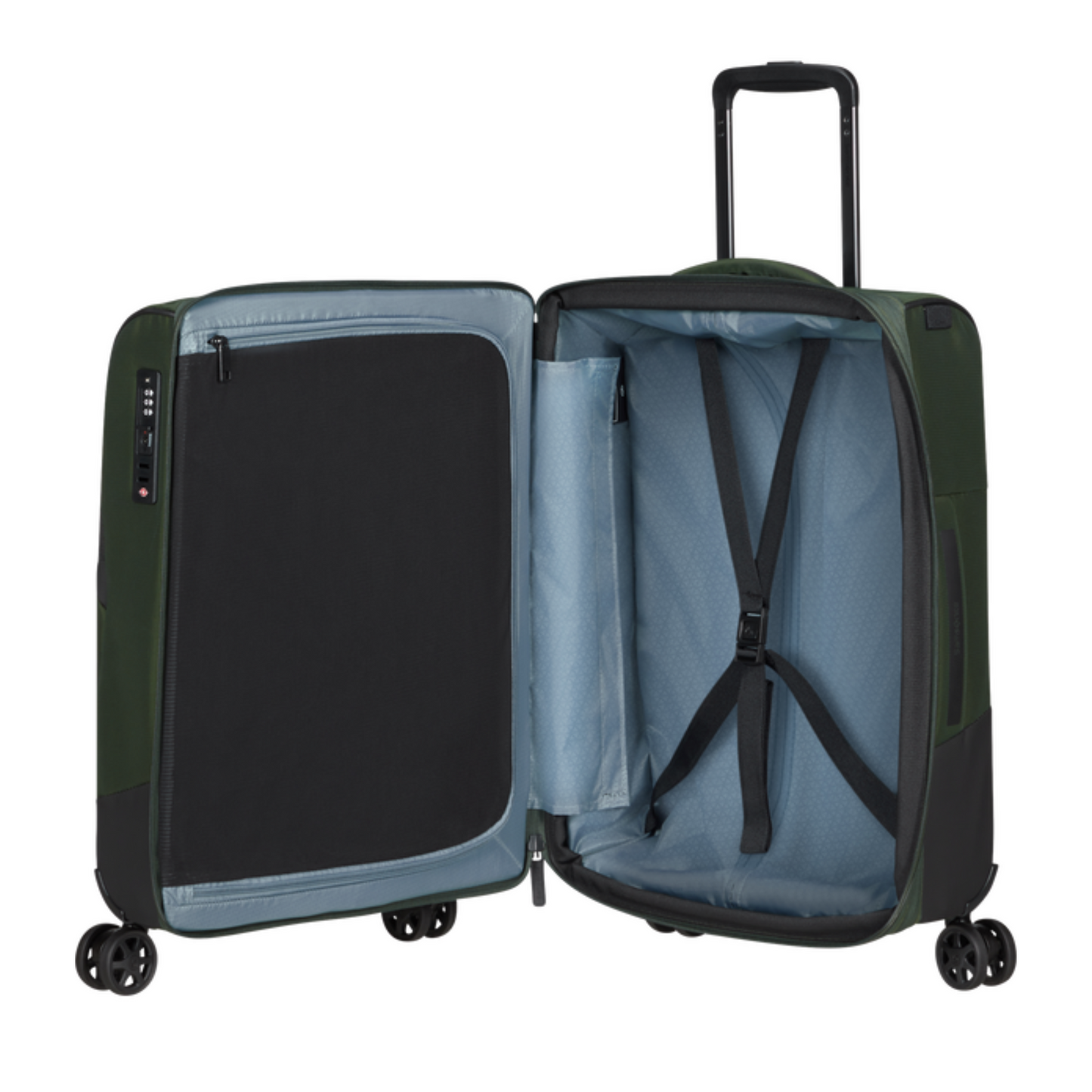 Valise 4 roues - Biz2go 55 cm Kaki