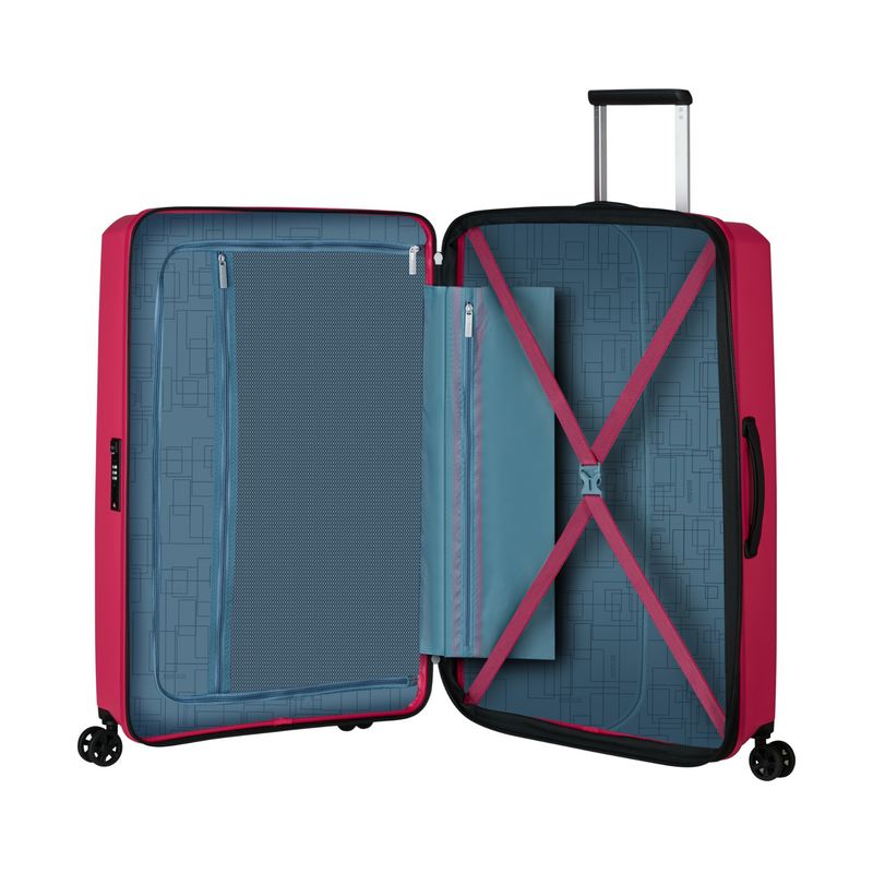 Valise 4 roues- Aerostep 77cm Pink Flash