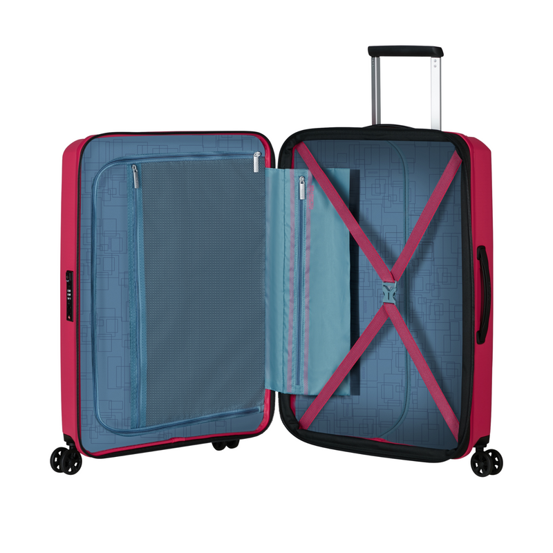 Valise 4 roues- Aerostep 67cm Pink Flash