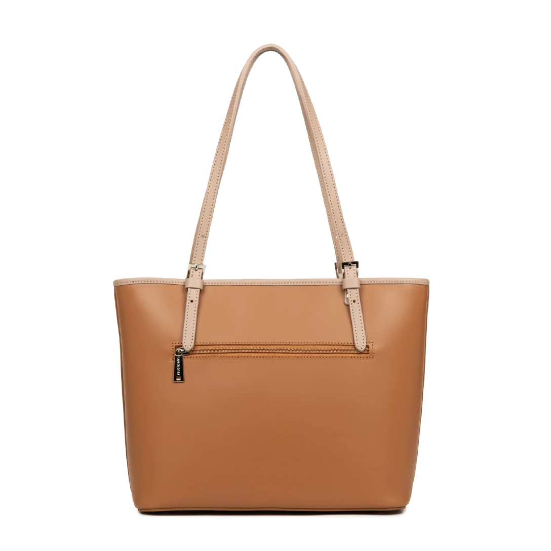 Sac cabas - Smooth PM Camel - Nude foncé