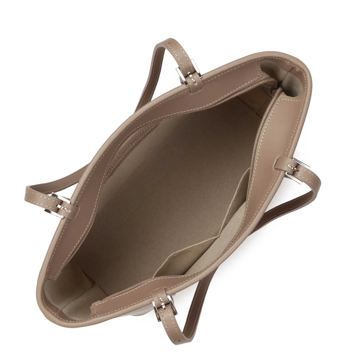 Sac cabas - Smooth S Noir - Praline