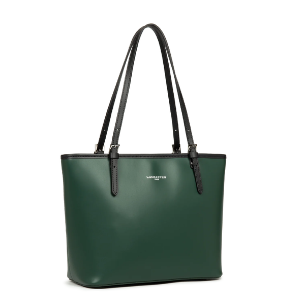 Sac cabas - Smooth PM Vert foncé - Noir