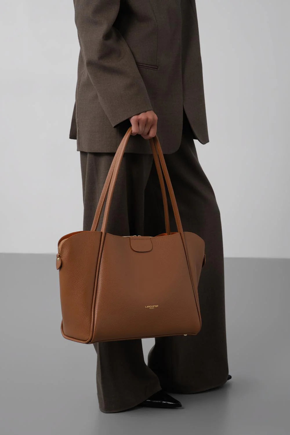 Grand Sac Cabas -  Ida Double Camel