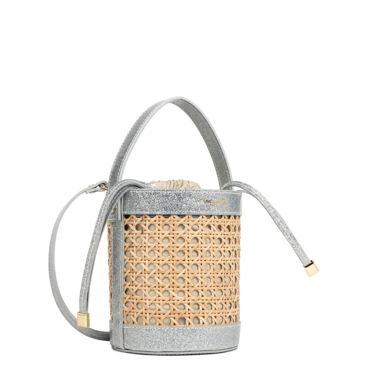 Sac Seau - Cannage rotin Argent