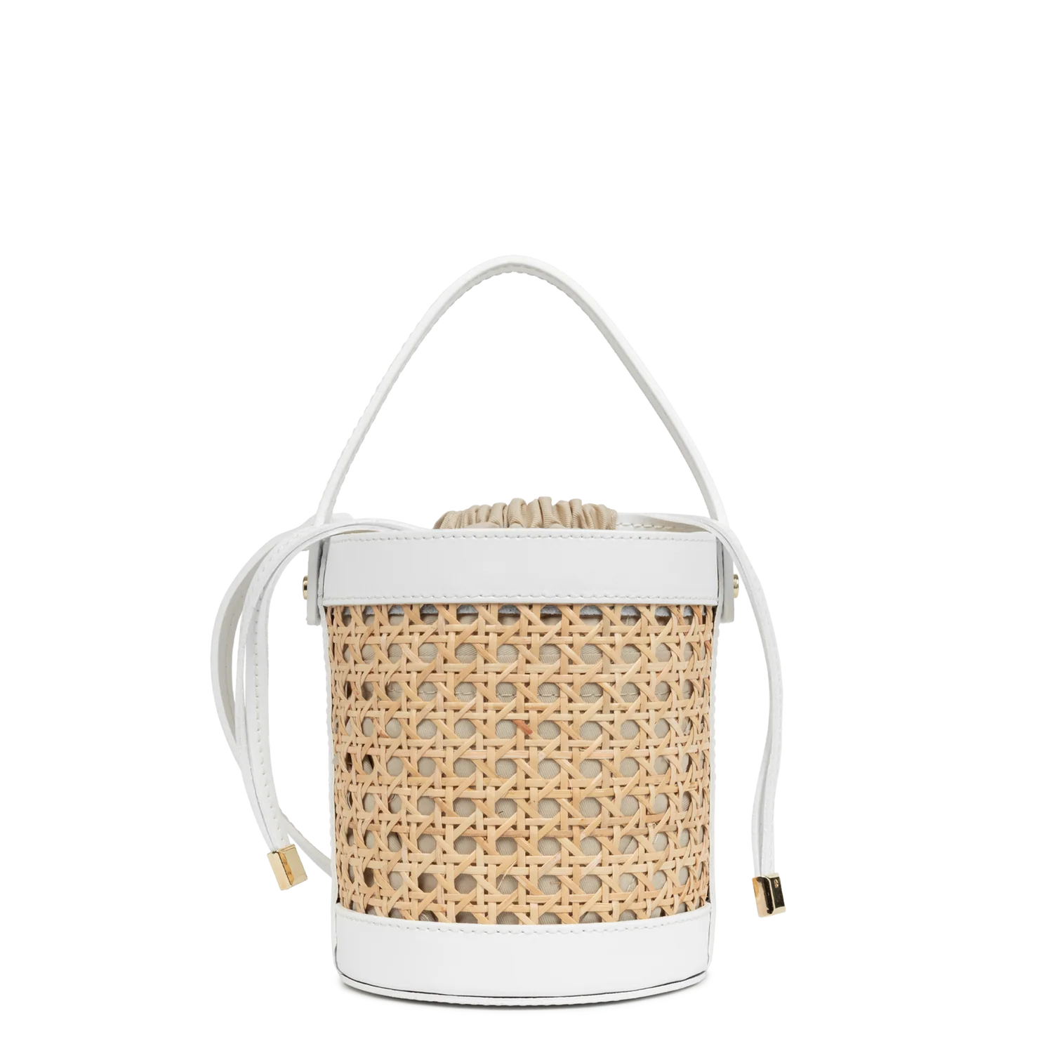 Sac Seau - Cannage rotin Blanc