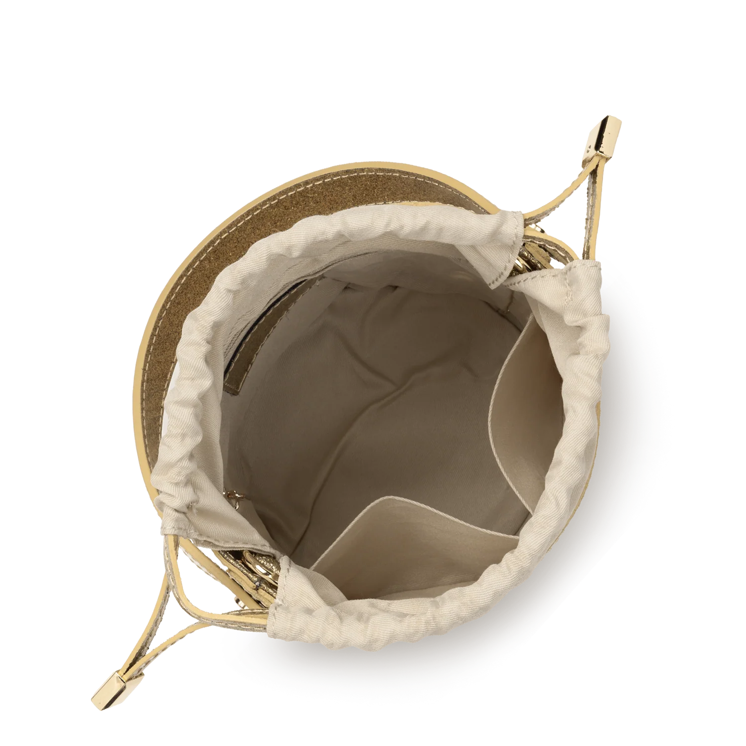 Sac Seau - Cannage rotin Or
