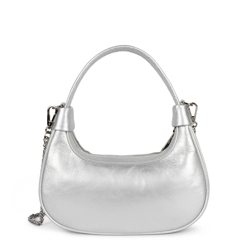 Mini Sac Hobo - Aura Blanc Nacré