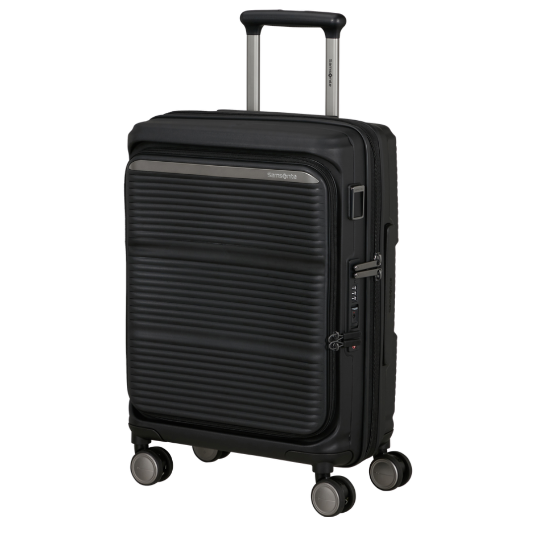 Valise cabine 4 roues -  Paralux 55cm Extensible - Black
