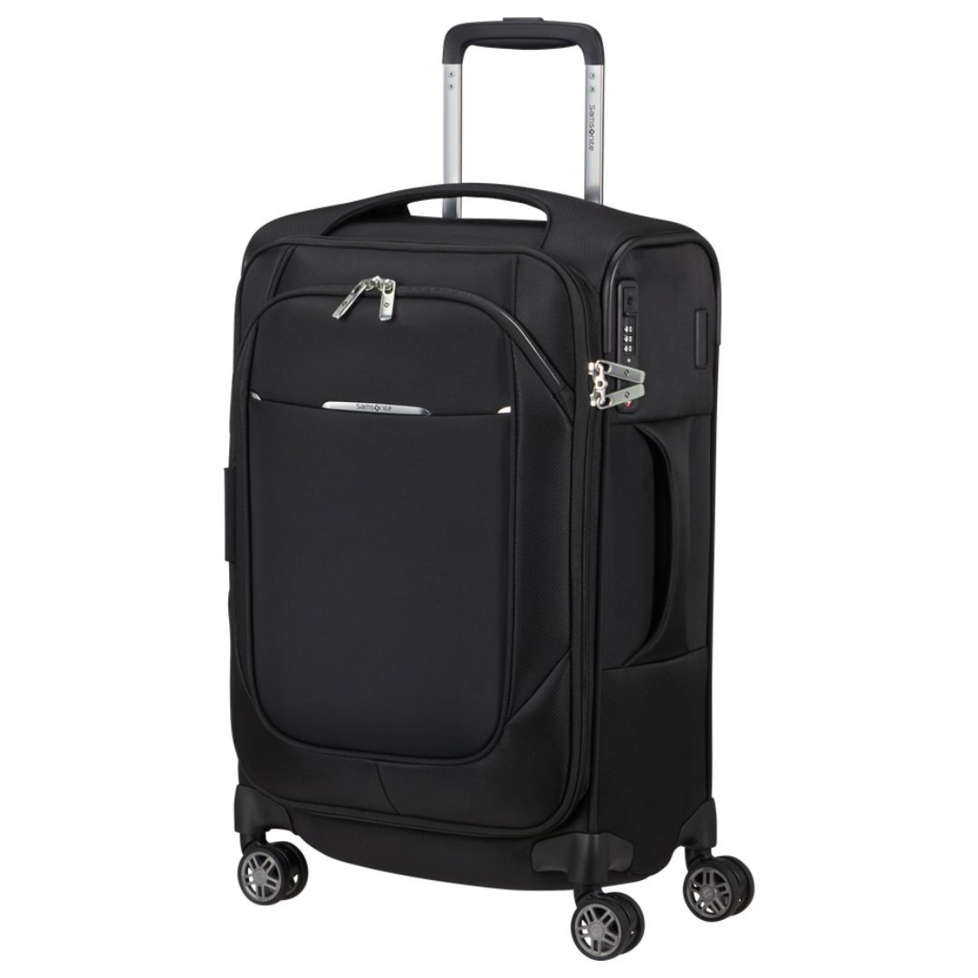 Valise Cabine 4 roues- Re-lite Black 55cm