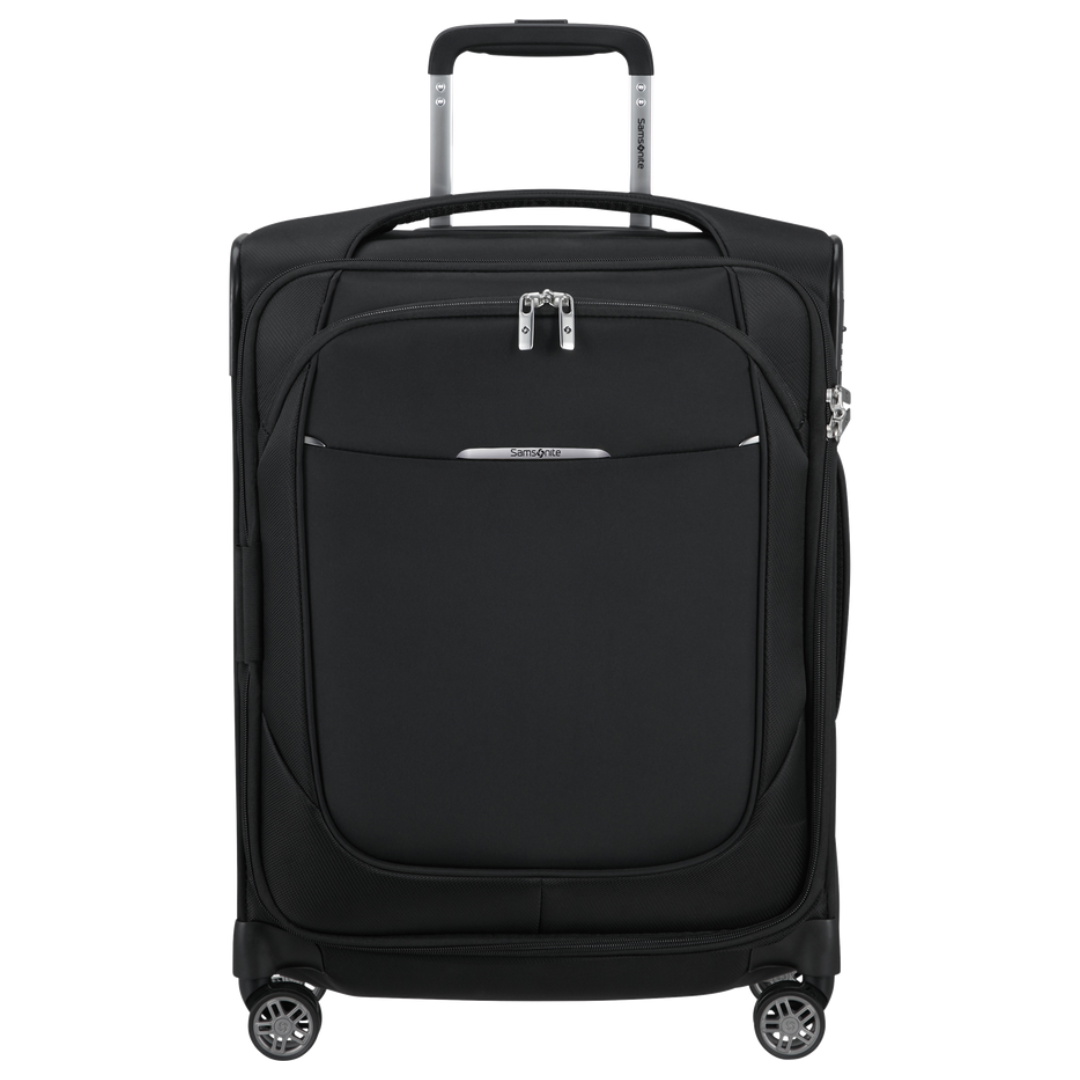 Valise Cabine 4 roues- Re-lite Black 55cm