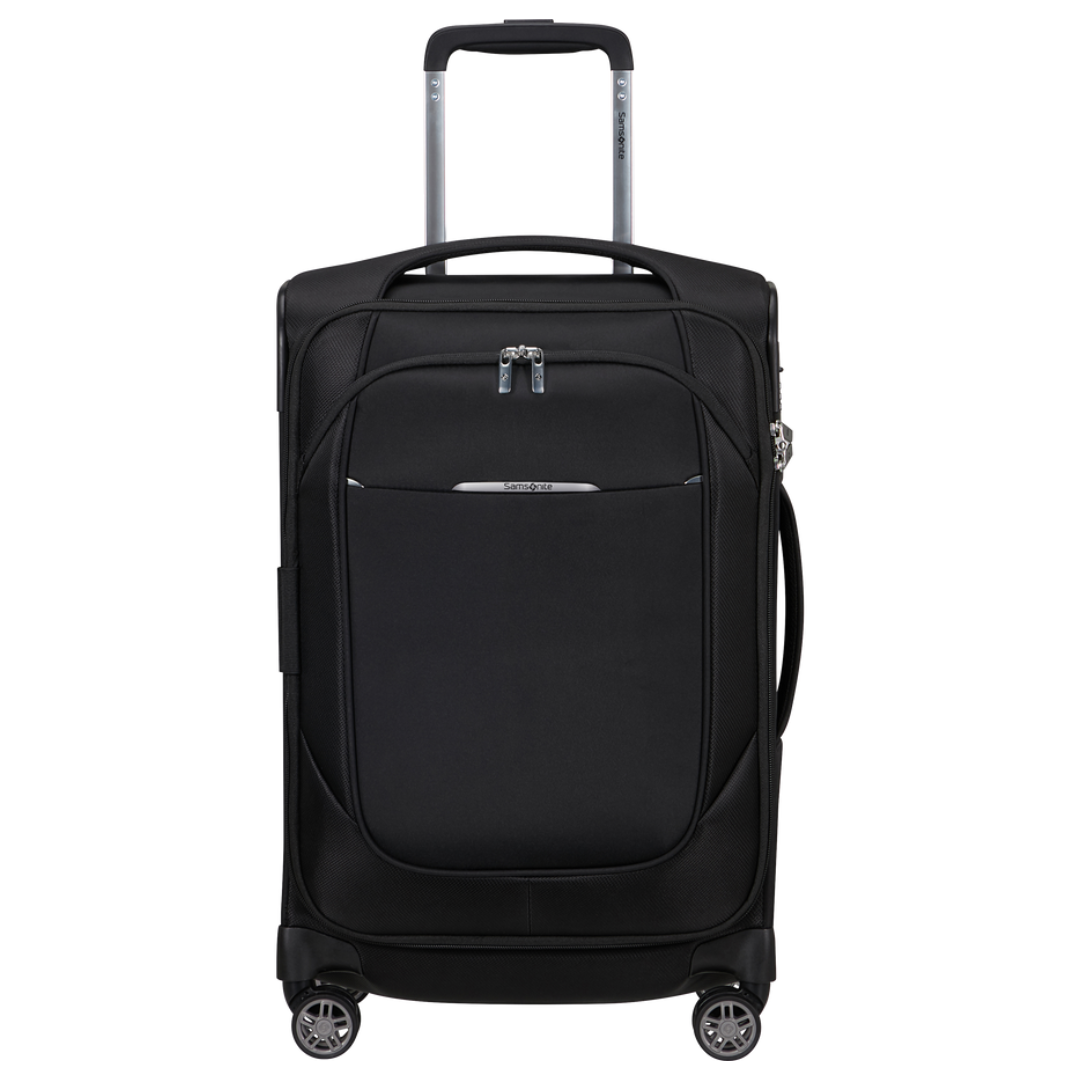 Valise Cabine 4 roues- Re-lite Black 55 x 35cm
