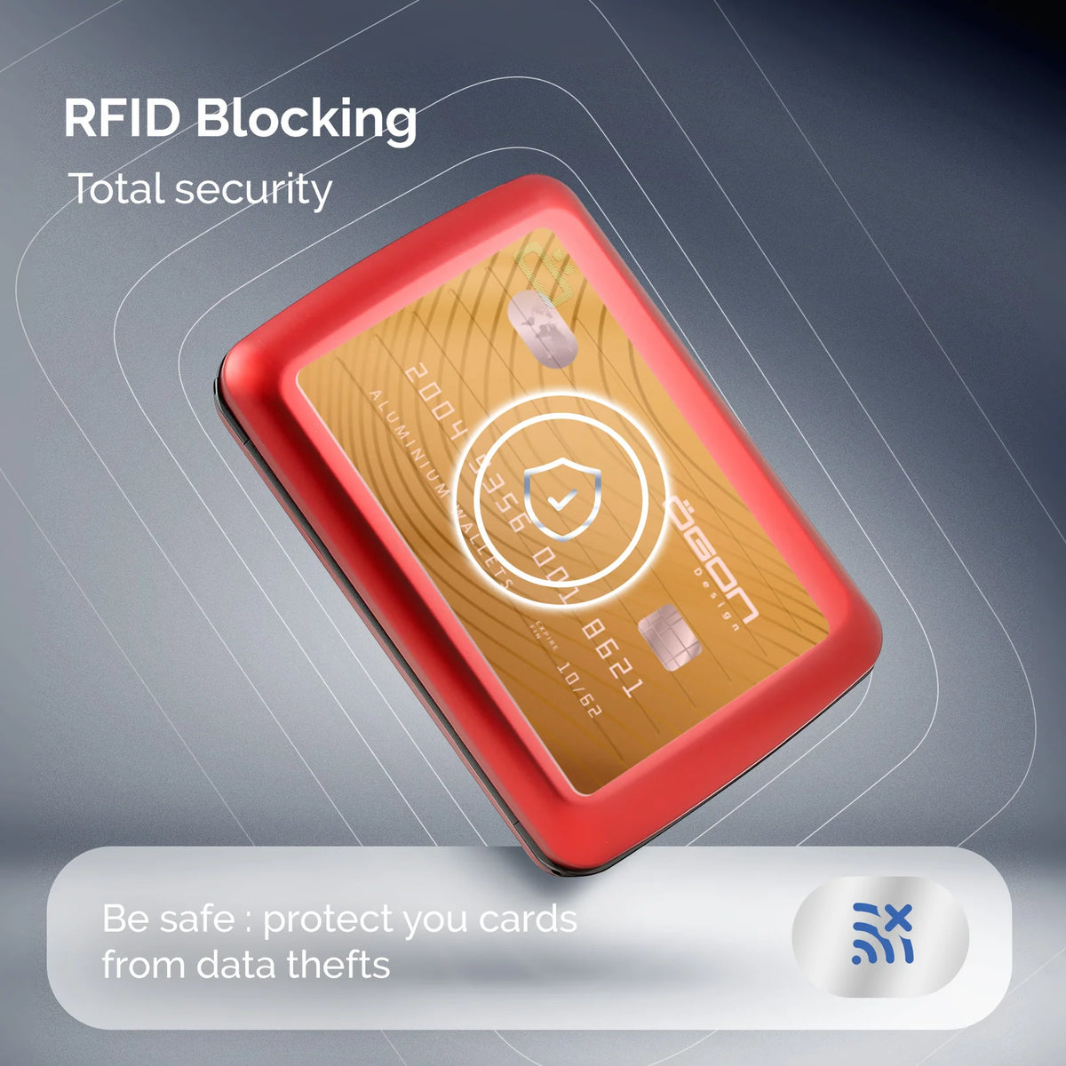 Portefeuille - RFID Smart Case V2 Ginkgo