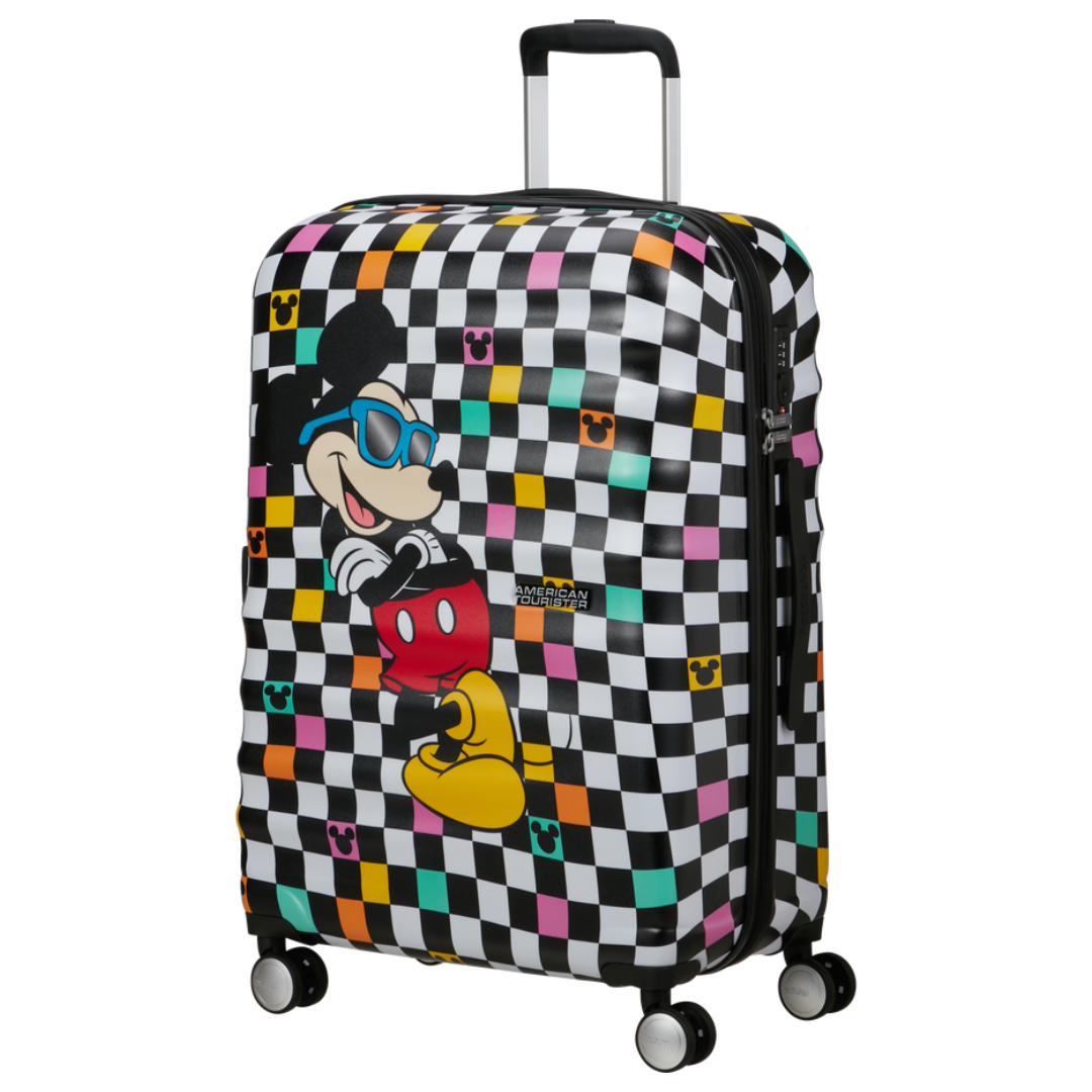 Valise 4 roues-  Mickey Check 67cm