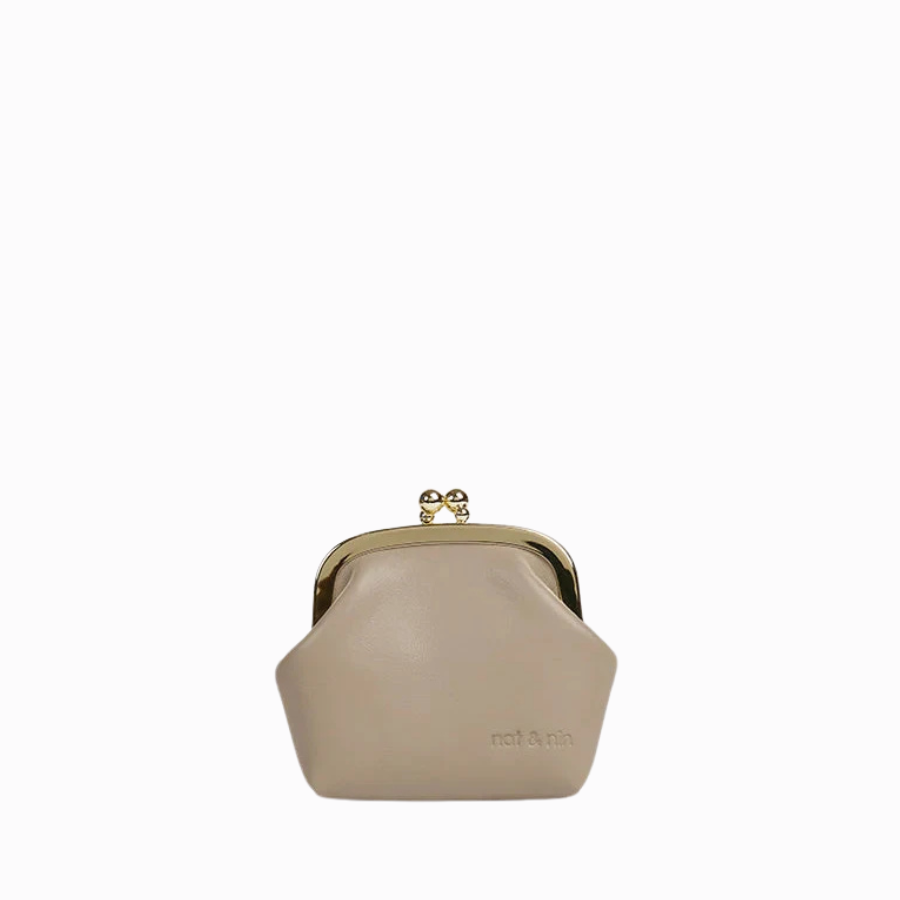 Porte monnaie - Mini Bibi Grège