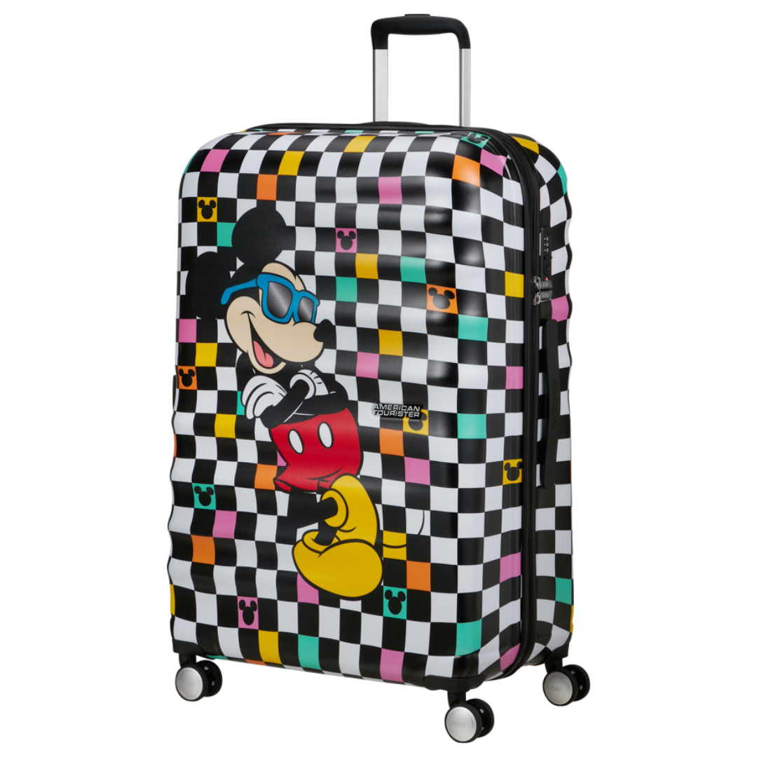 Valise 4 roues-  Mickey Check 77cm