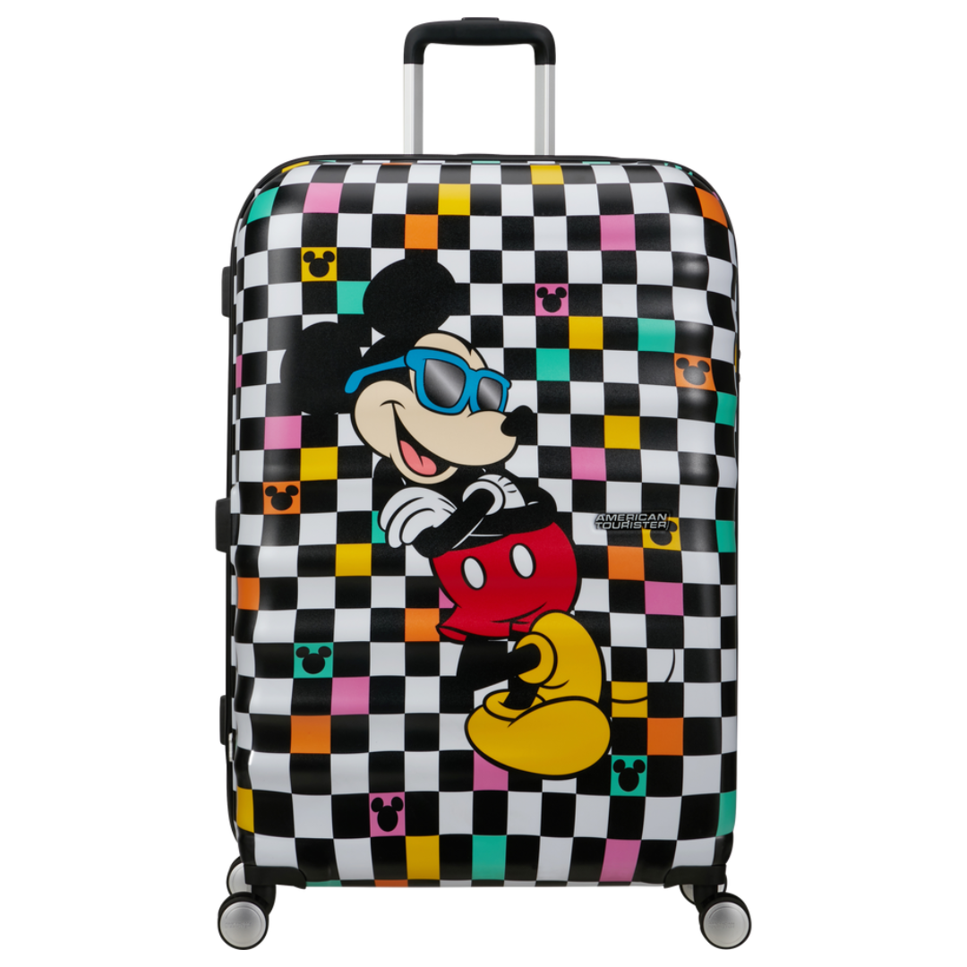 Valise 4 roues-  Mickey Check 77cm